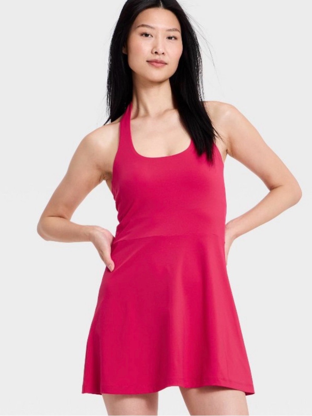 all in motion Fuchsia/Pink Racerback Skater Dress